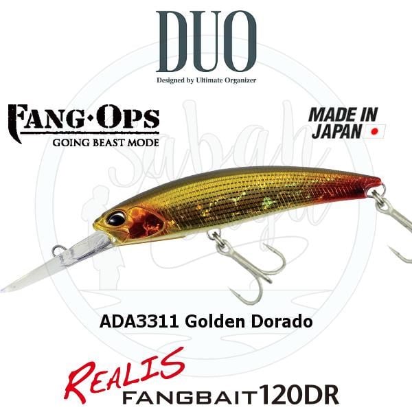 Duo Realis Fang Bait 120DR SW ADA3311 Golden Dorado