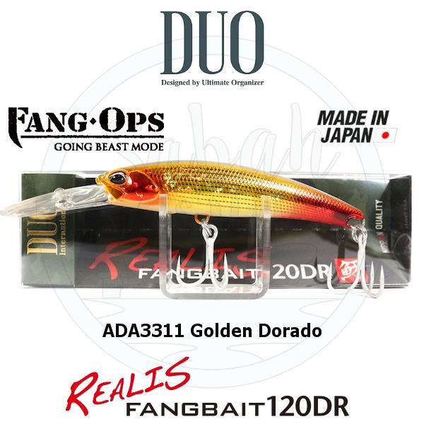 Duo Realis Fang Bait 120DR SW ADA3311 Golden Dorado