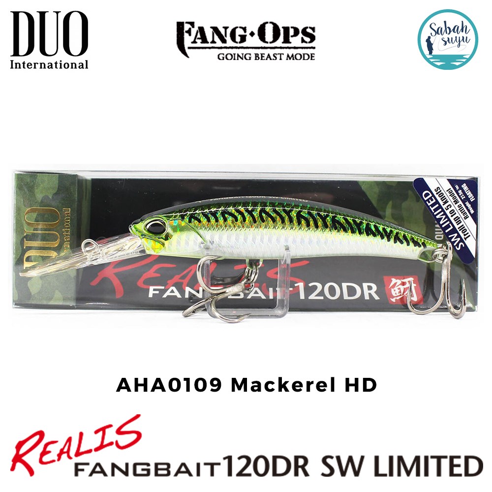 Duo Realis Fang Bait 120DR SW AHA0109 Mackerel HD