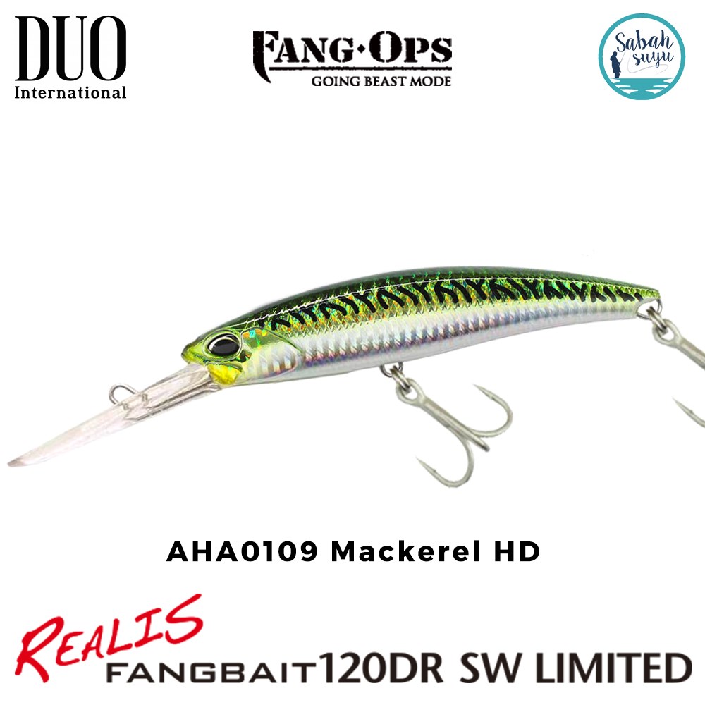 Duo Realis Fang Bait 120DR SW AHA0109 Mackerel HD