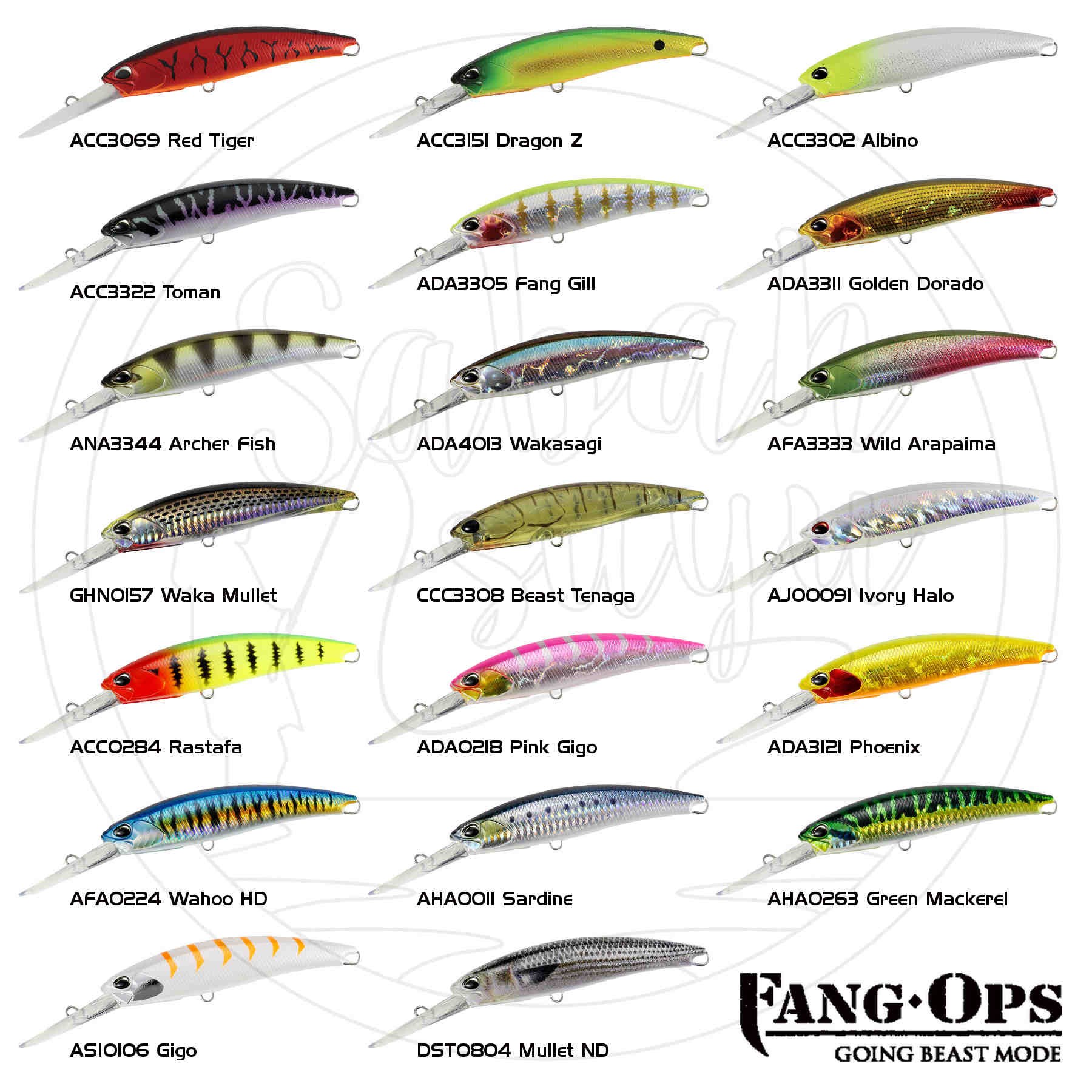Duo Realis Fang Bait 120DR SW AOA0220 Astro Red Head
