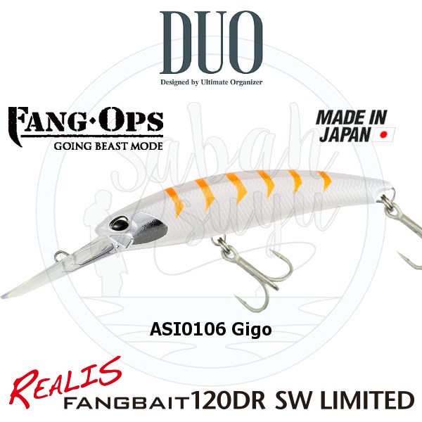 Duo Realis Fang Bait 120DR SW ASI0106 Gigo