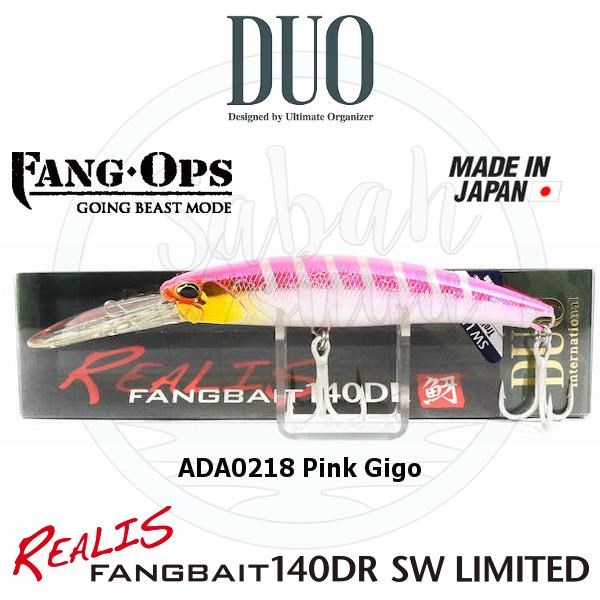 Duo Realis Fang Bait 140DR SW ADA0218 Pink Gigo