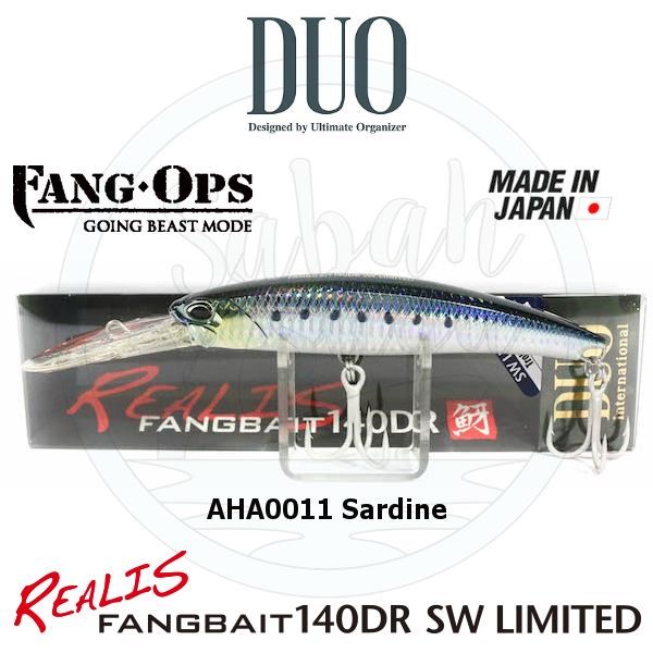 Duo Realis Fang Bait 140DR SW AHA0011 Sardine
