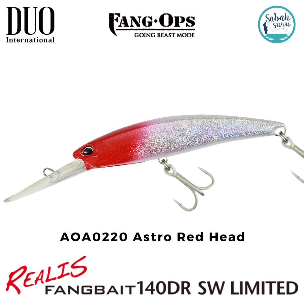 Duo Realis Fang Bait 140DR SW AOA0220 Astro Red Head