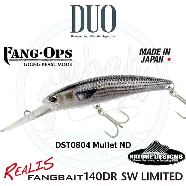 Duo Realis Fang Bait 140DR SW DST0804 Mullet ND