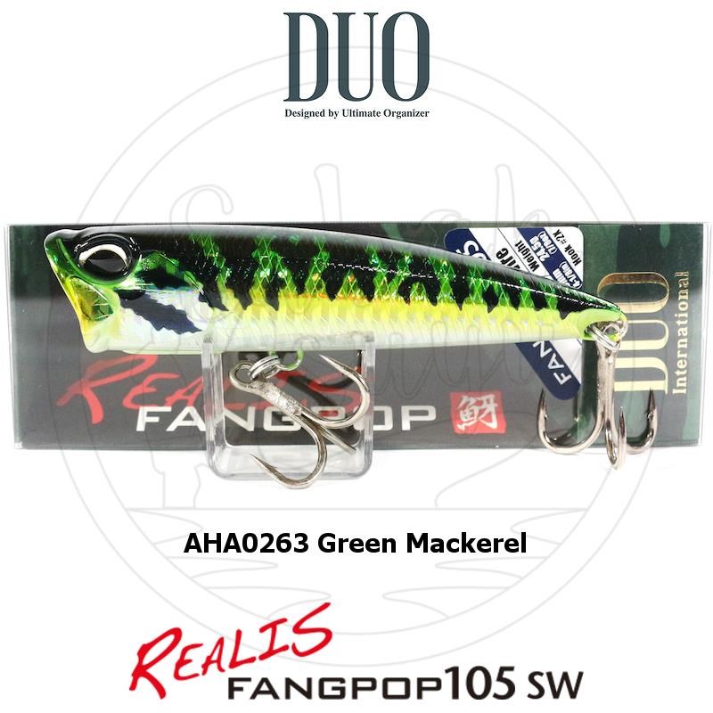Duo Realis Fang Pop 105 SW Popper AHA0263 Green Mackerel