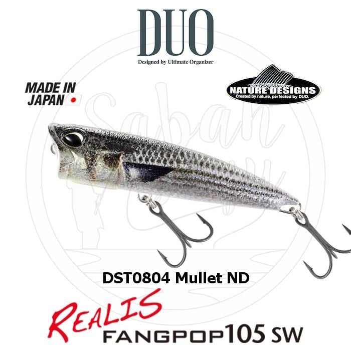 Duo Realis Fang Pop 105 SW Popper DST0804 Mullet ND
