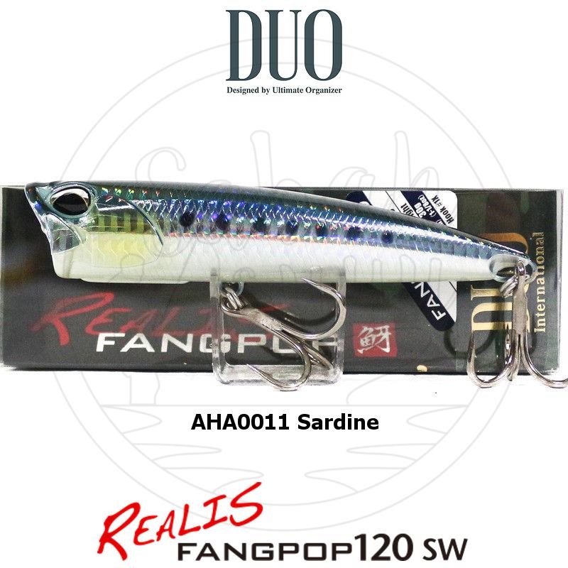 Duo Realis Fang Pop 120 SW Popper AHA0011 Sardine