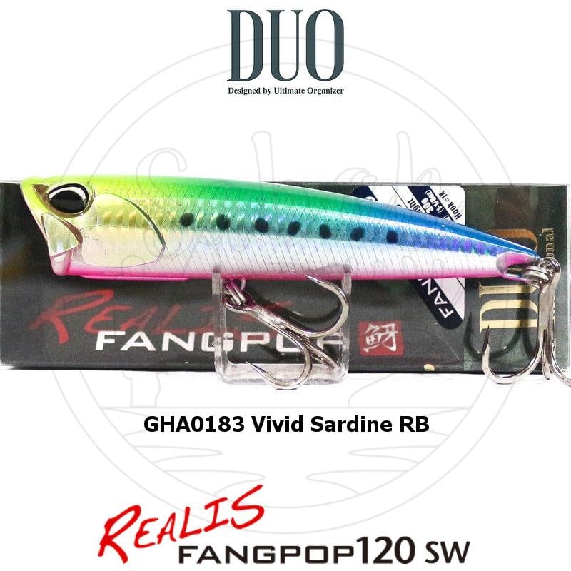 Duo Realis Fang Pop 120 SW Popper GHA0183 Vivid Sardine RB