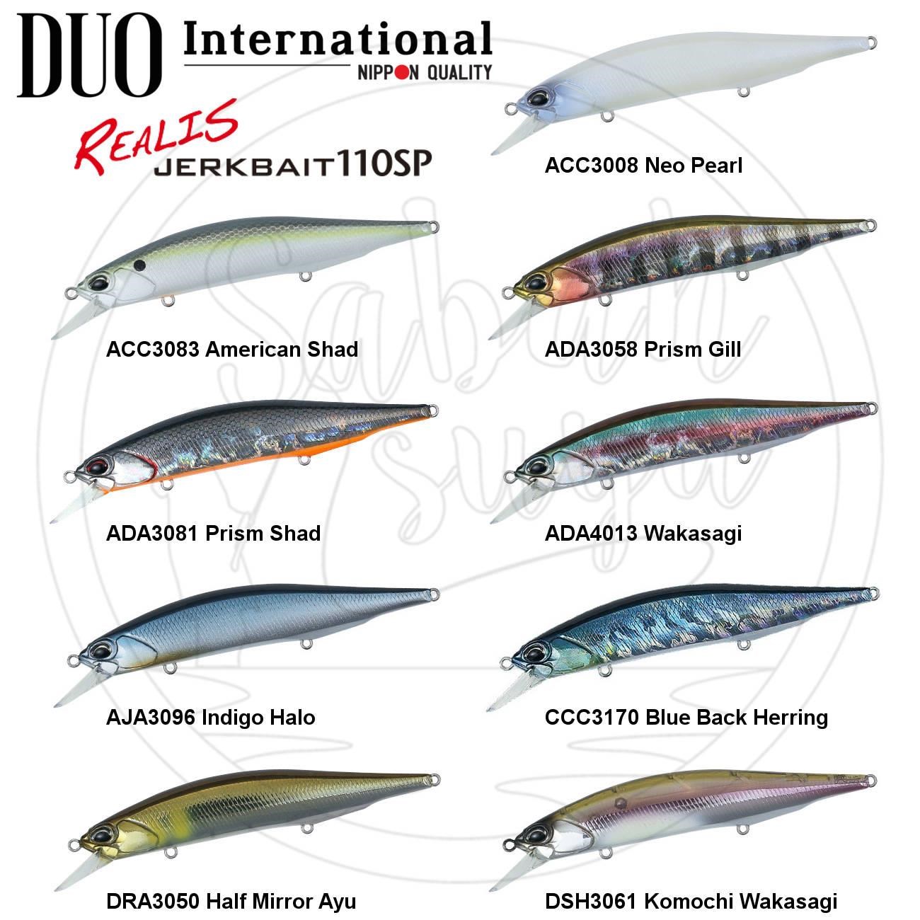 Duo Realis Jerkbait 110SP ADA3081 Prism Shad