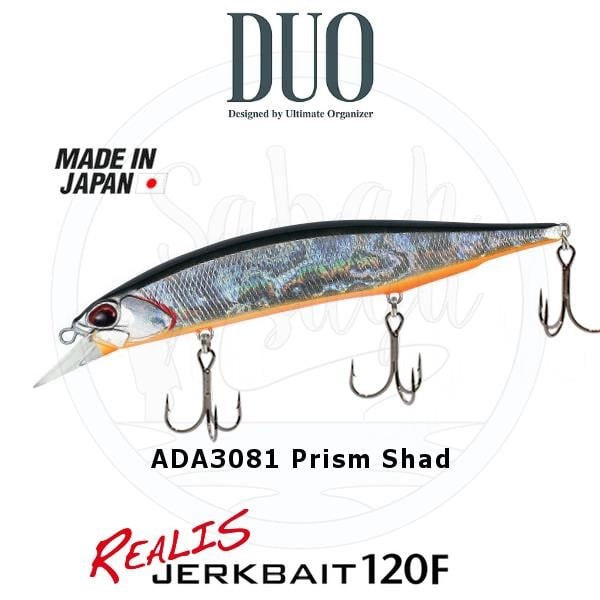 Duo Realis Jerkbait 120F ADA3081 Prism Shad