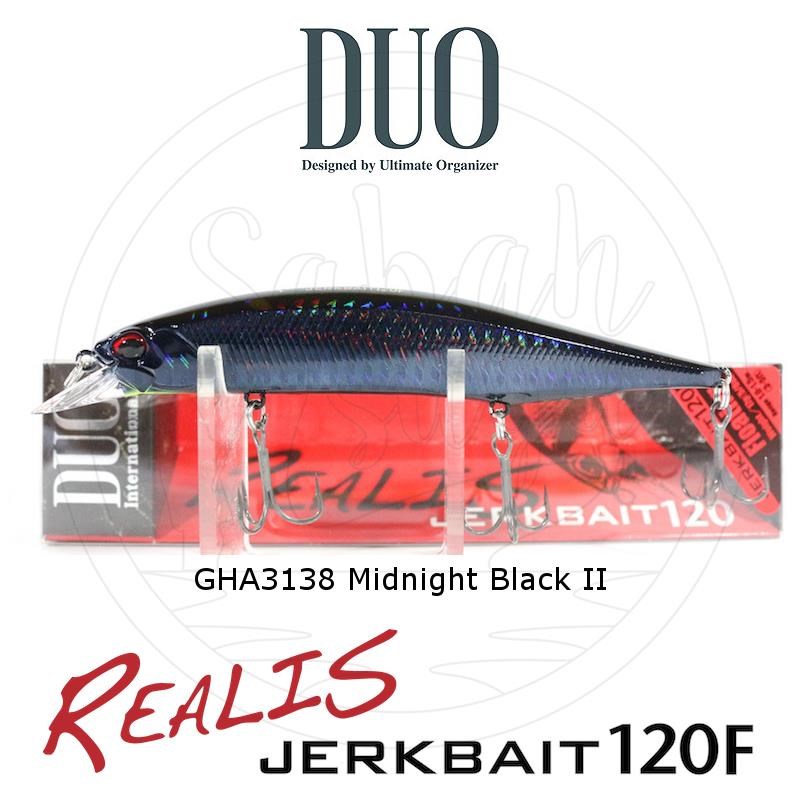Duo Realis Jerkbait 120F GHA3138 Midnight Black II