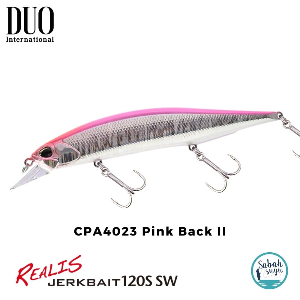 Duo Realis Jerkbait 120S SW CPA4023 Pink Back II