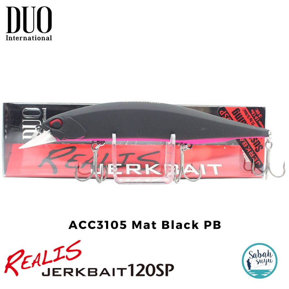 Duo Realis Jerkbait 120SP ACC3105 Mat Black PB