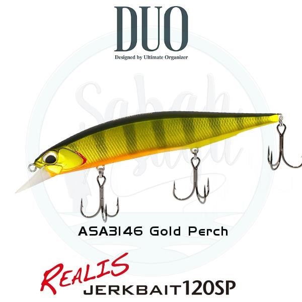 Duo Realis Jerkbait 120SP ASA3146 Gold Perch Sahte Balık