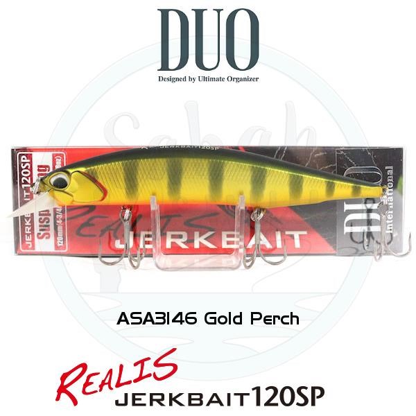 Duo Realis Jerkbait 120SP ASA3146 Gold Perch Sahte Balık