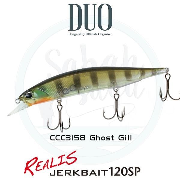 Duo Realis Jerkbait 120SP CCC3158 Ghost Gill Sahte Balık