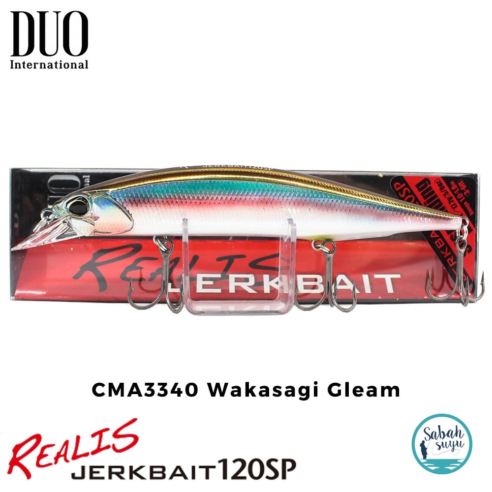 Duo Realis Jerkbait 120SP CMA3340 Wakasagi Gleam