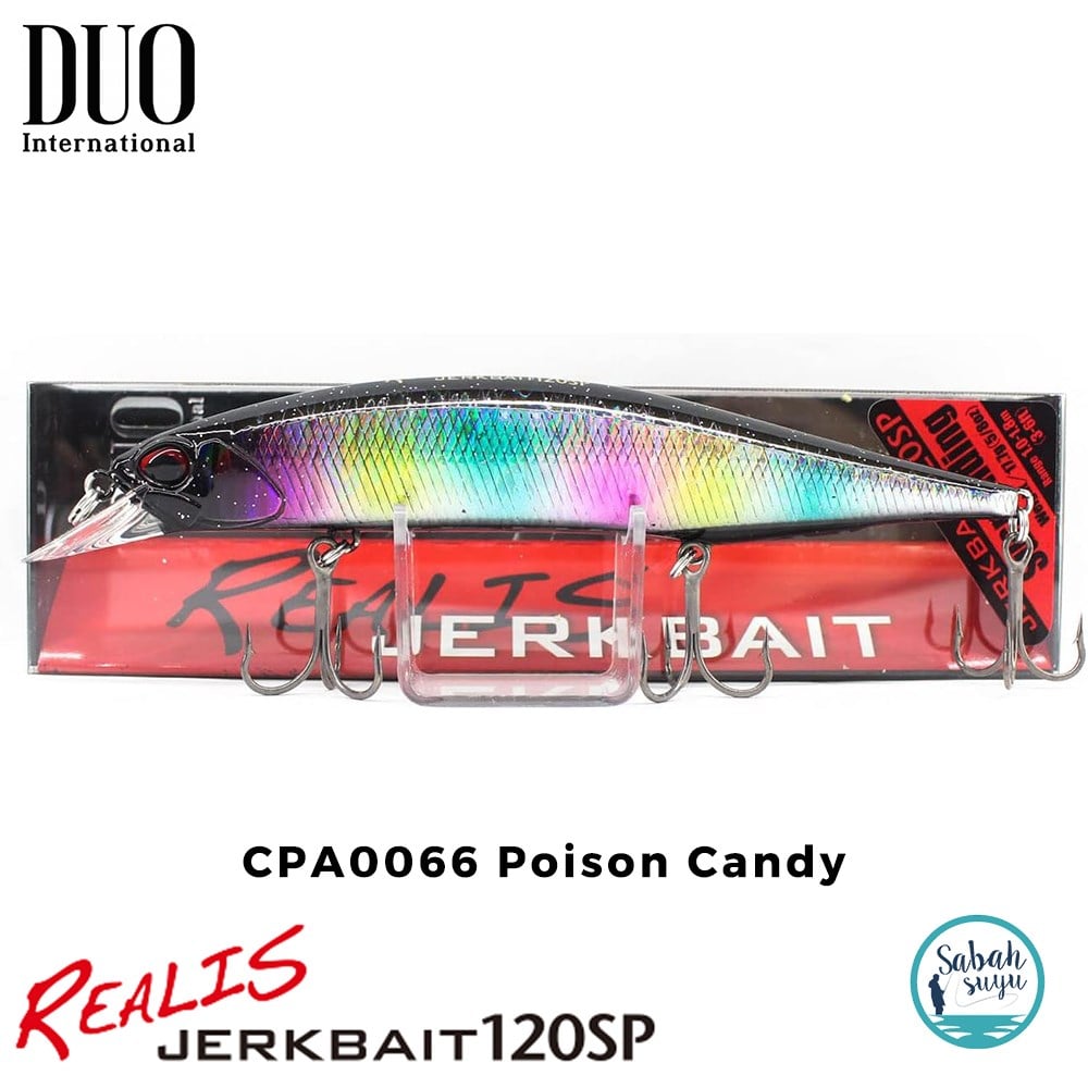 Duo Realis Jerkbait 120SP CPA0066 Poison Candy