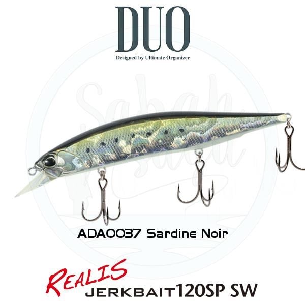 Duo Realis Jerkbait 120SP SW ADA0037 Sardine Noir