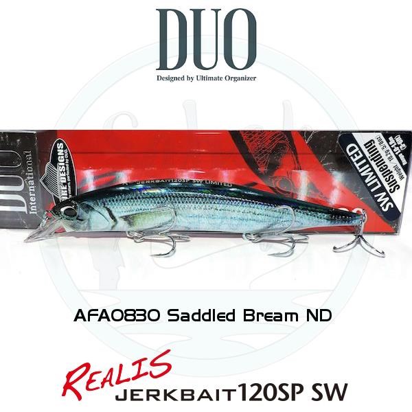 Duo Realis Jerkbait 120SP SW AFA0830 Saddled Bream ND