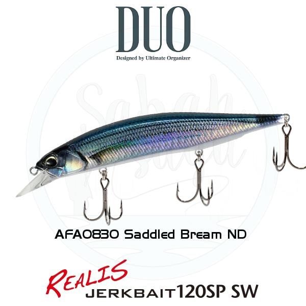 Duo Realis Jerkbait 120SP SW AFA0830 Saddled Bream ND