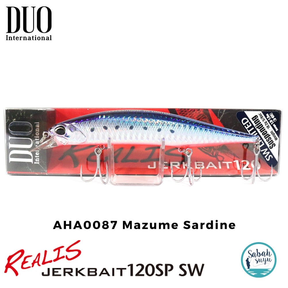 Duo Realis Jerkbait 120SP SW AHA0087 Mazume Sardine