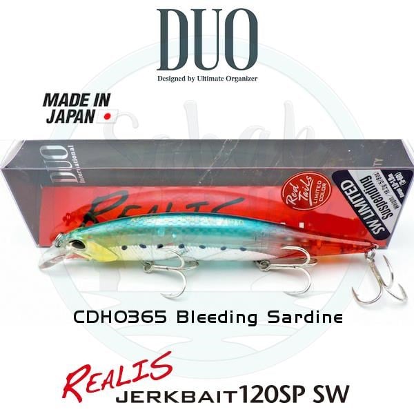 Duo Realis Jerkbait 120SP SW CDH0365 Bleeding Sardine Sahte Balık