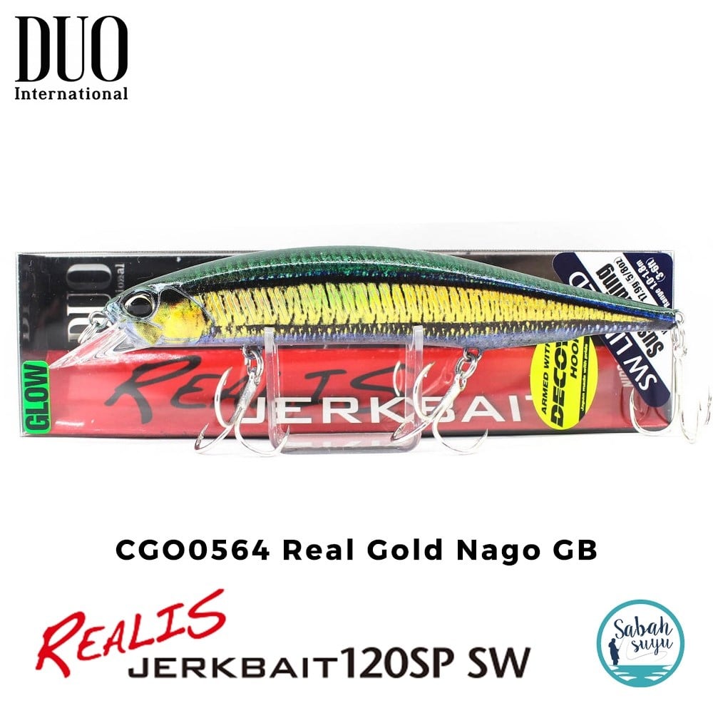 Duo Realis Jerkbait 120SP SW CGO0564 Real Gold Nago GB