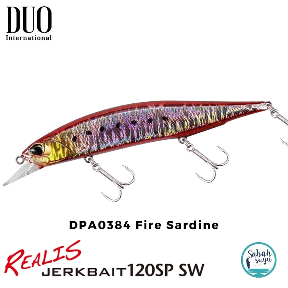 Duo Realis Jerkbait 120SP SW DPA0384 Fire Sardine