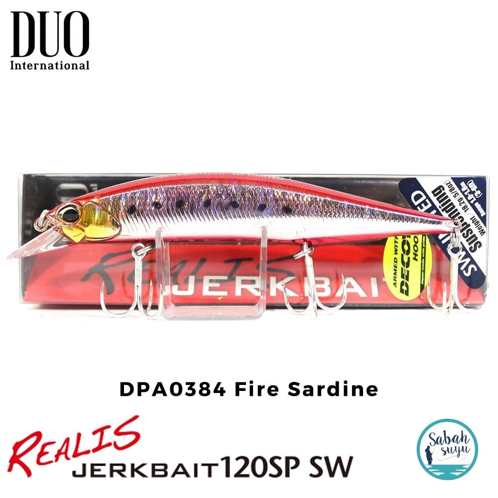 Duo Realis Jerkbait 120SP SW DPA0384 Fire Sardine