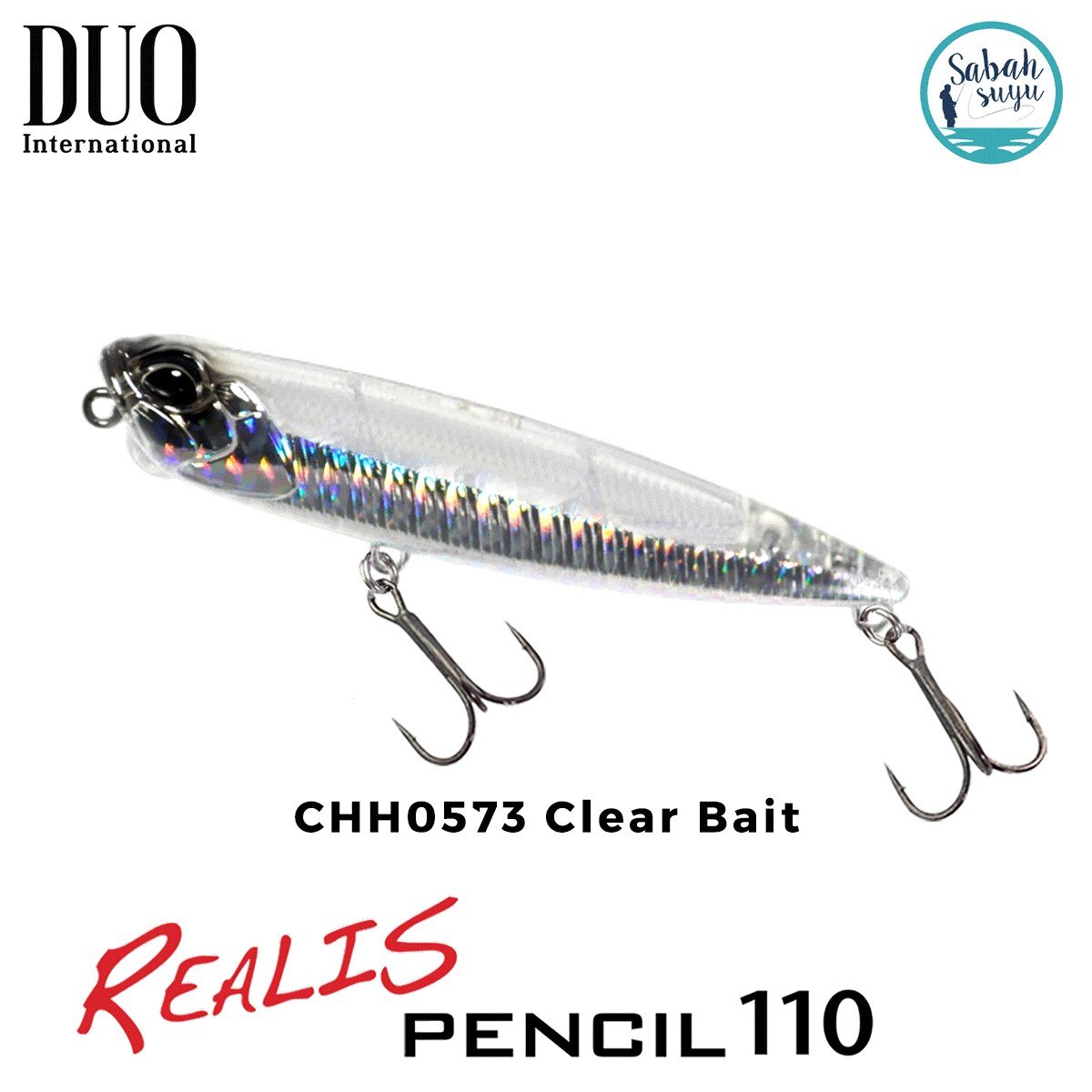 Duo Realis Pencil 110 CHH0573 Clear Bait