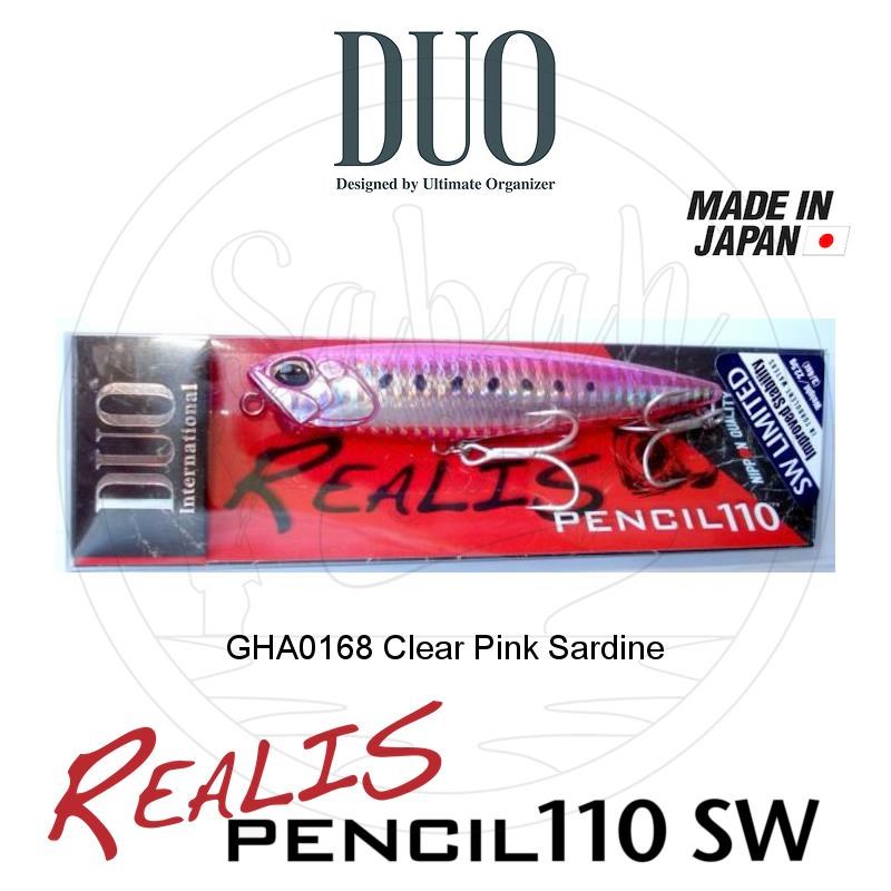 Duo Realis Pencil 110 SW GHA0168 Clear Pink Sardine