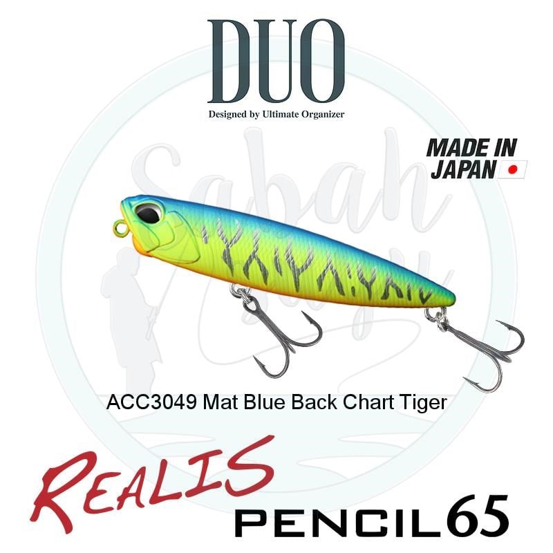 Duo Realis Pencil 65 ACC3049 Mat Blue Back Chart Tiger