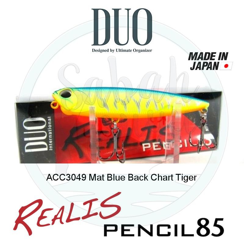 Duo Realis Pencil 85 ACC3049 Mat Blue Back Chart Tiger
