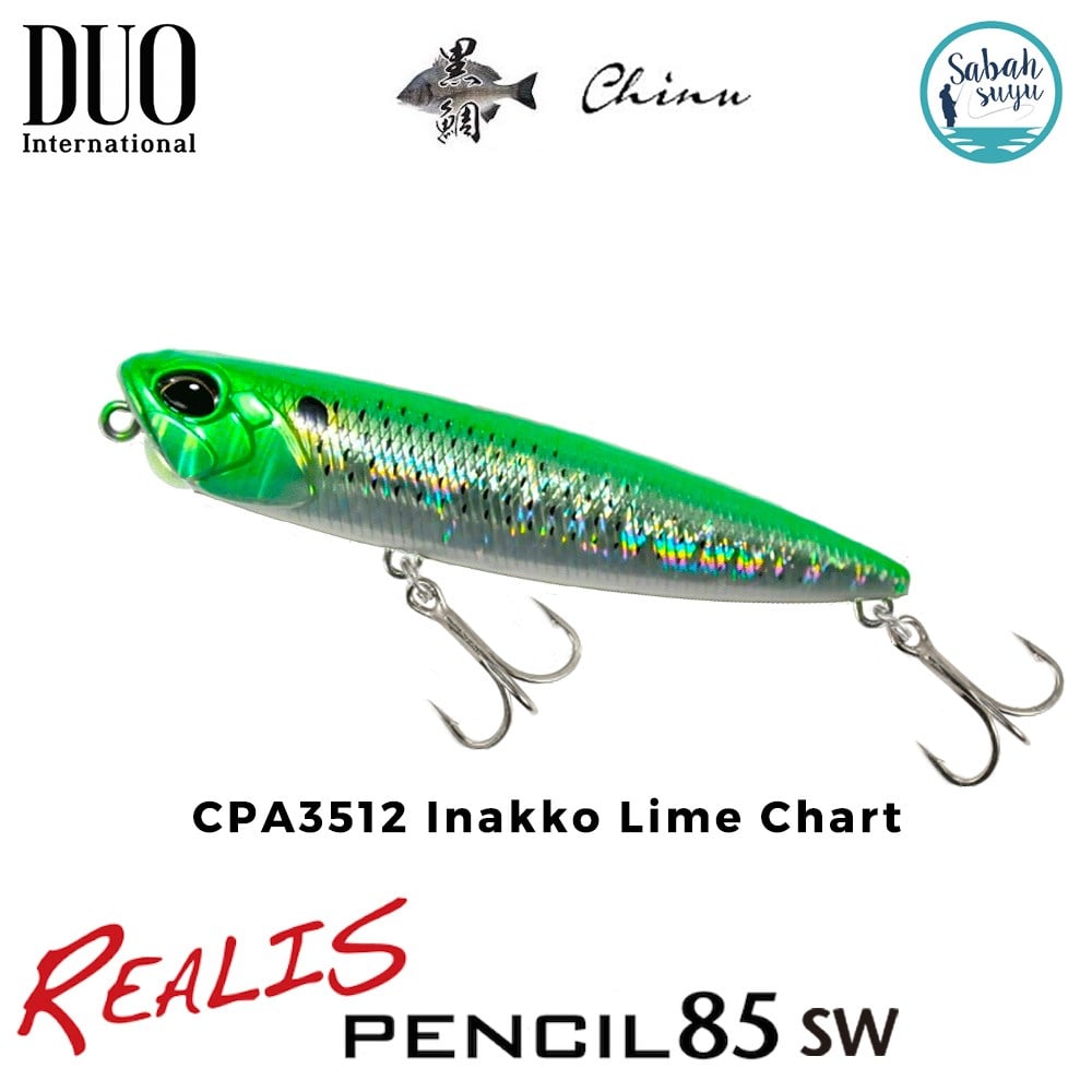 Duo Realis Pencil 85 SW CPA3512 Inakko Lime Chart