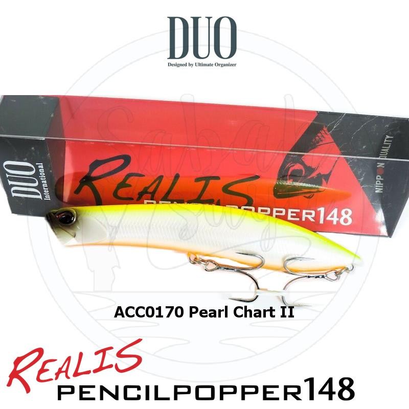 Duo Realis Pencil Popper 148 SW ACC0170 Pearl Chart II