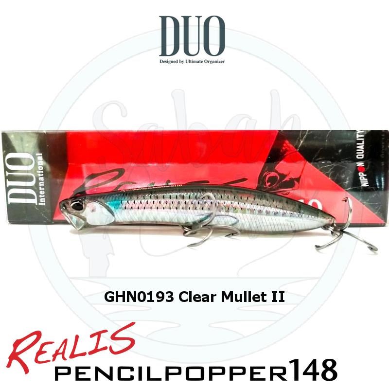 Duo Realis Pencil Popper 148 SW GHN0193 Clear Mullet II