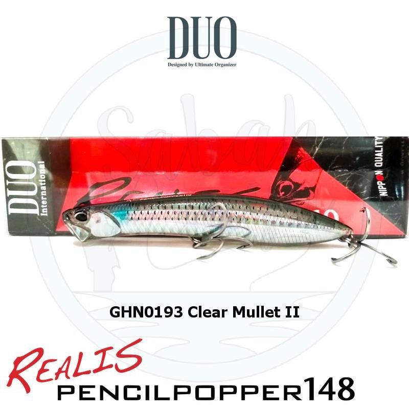 Duo Realis Pencil Popper 148 SW GHN0193 Clear Mullet II
