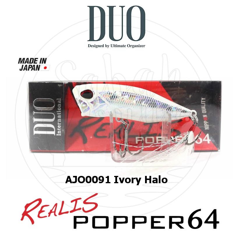 Duo Realis Popper 64 AJO0091 Ivory Halo Sahte Balık
