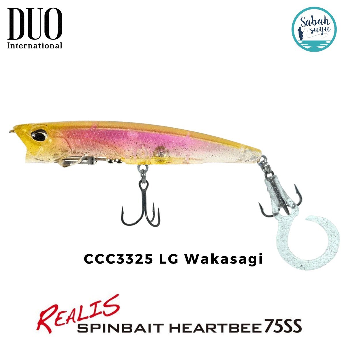 Duo Realis Spinbait Heartbee 75SS CCC3325 LG Wakasagi