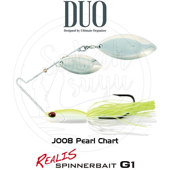 Duo Realis Spinnerbait G1 J008 Pearl Chart