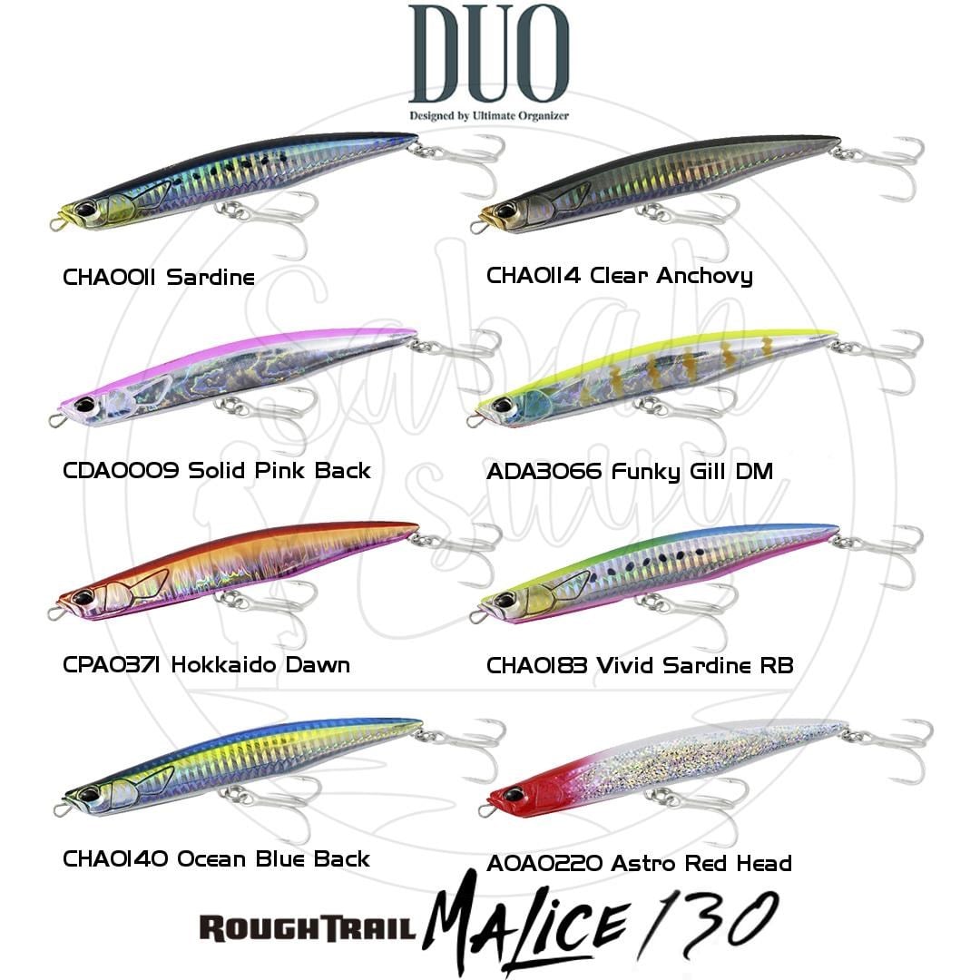 Duo Rough Trail Malice 130 CHA0011 Sardine Sahte Balık