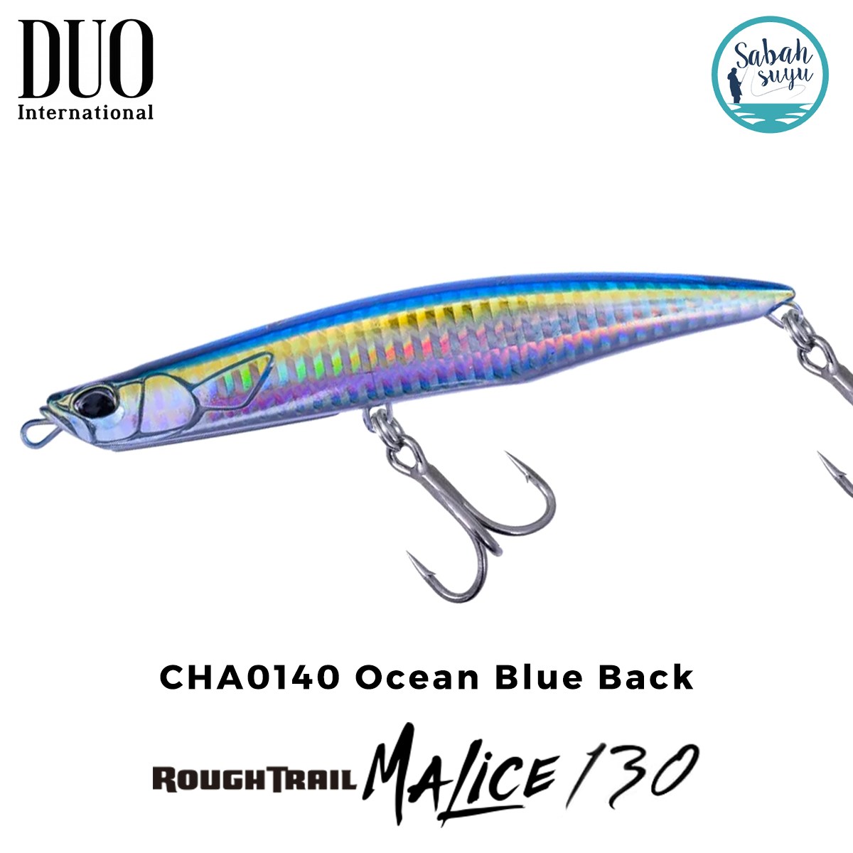 Duo Rough Trail Malice 130 CHA0140 Ocean Blue Back