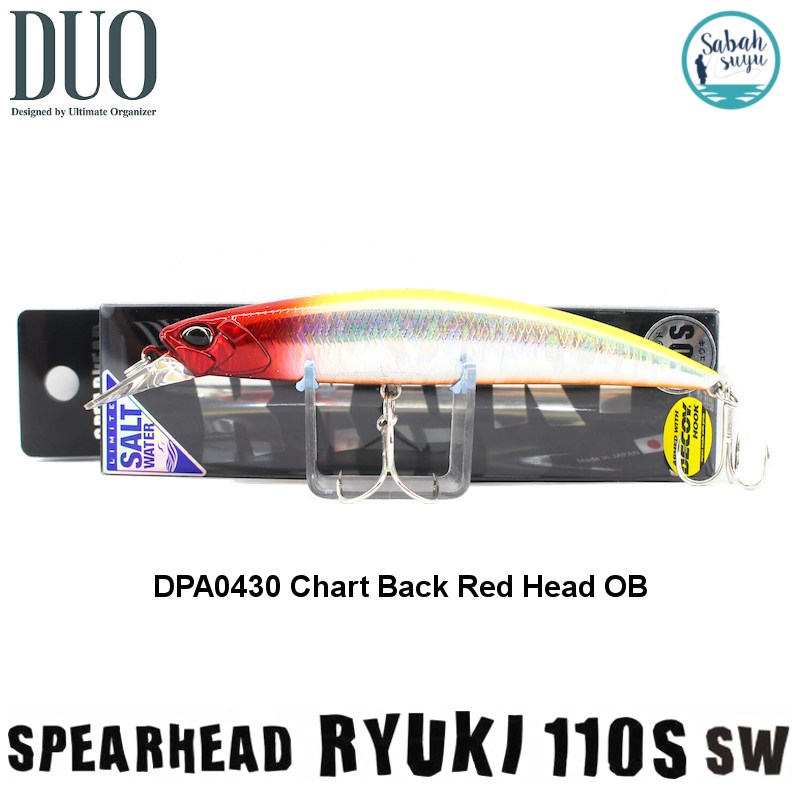 Duo Spearhead Ryuki 110S SW DPA0430 Chart Back Red Head OB
