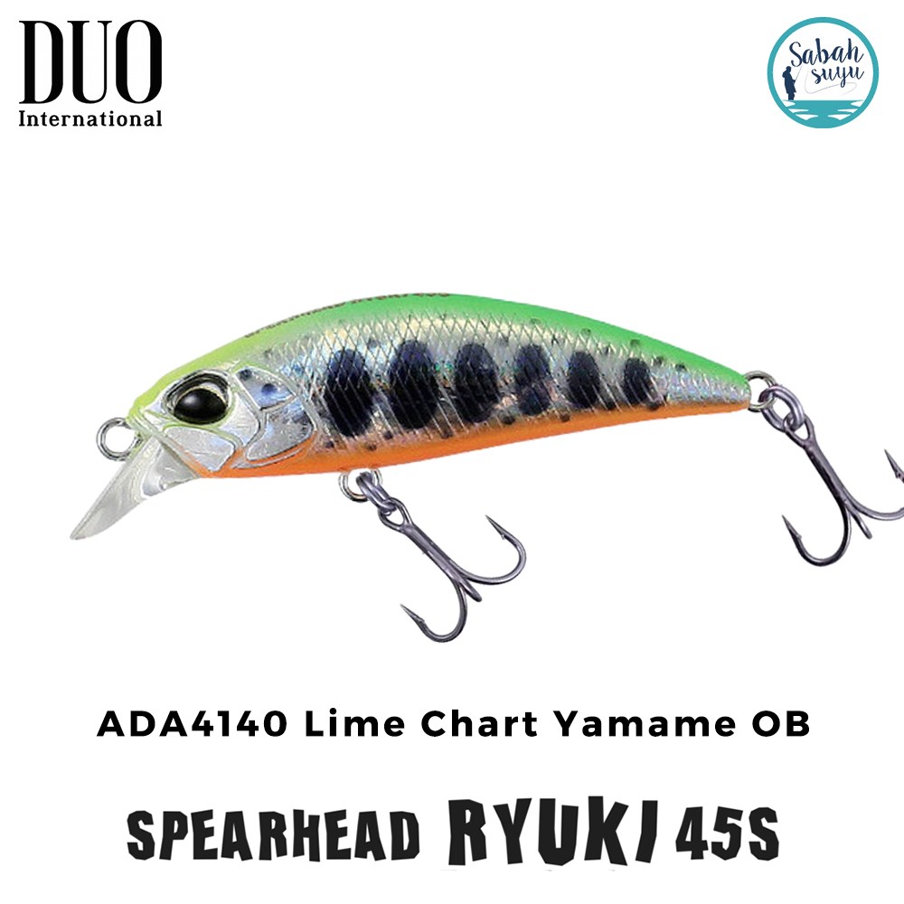 Duo Spearhead Ryuki 45S ADA4140 Lime Chart Yamame OB