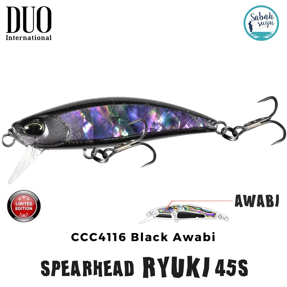 Duo Spearhead Ryuki 45S CCC4116 Black Awabi
