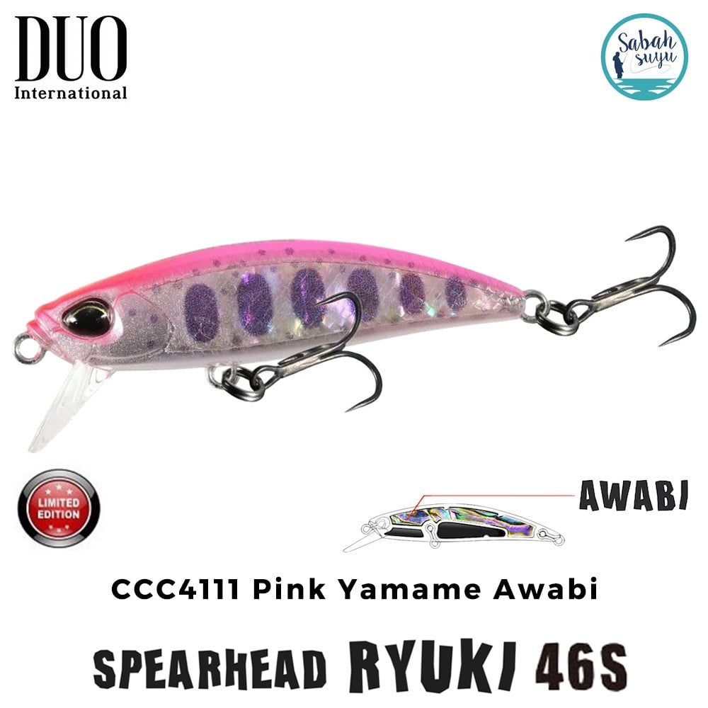 Duo Spearhead Ryuki 46S CCC4111 Pink Yamame Awabi