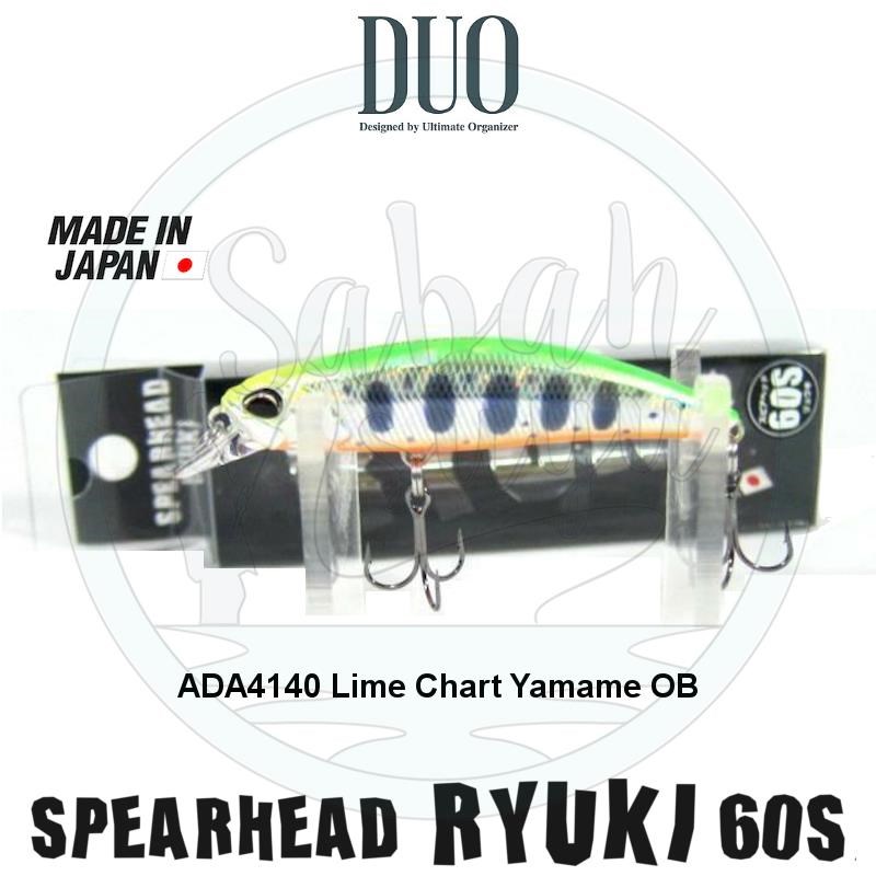 Duo Spearhead Ryuki 60S ADA4140 Lime Chart Yamame OB